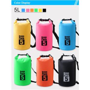 容量5L 2way ショルダーストラップ付  防水バッグ ドラム型