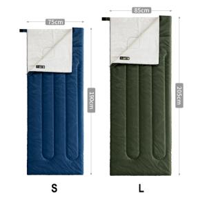 洗濯機OK【Naturehike】(S)コットンスリーピングバッグ 190×75cm 800g