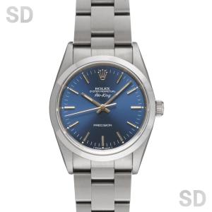【中古】 ロレックス メンズ エアキング （Ref:14000） ブルー