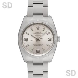 ROLEX ロレックス エアキング 114210 シルバー369 メンズ 【中古】｜satindollwatch