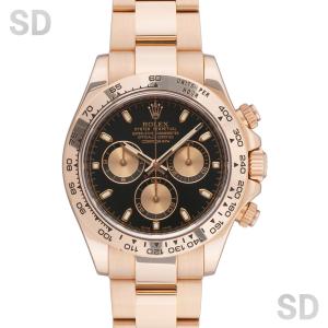 ROLEX ロレックス デイトナ 116505 ブラック/ピンク メンズ 【中古】｜satindollwatch