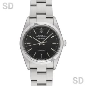 ROLEX ロレックス エアキング 14000M ブラック メンズ 【中古】｜satindollwatch