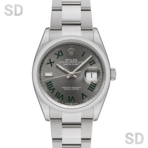 【無金利60回ローン】ROLEX ロレックス デイトジャスト36 126200 スレート/ローマ メンズ 【中古】