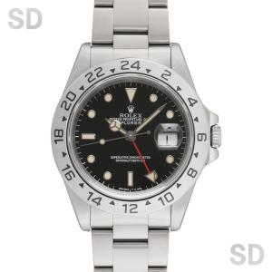 ROLEX ロレックス エクスプローラーII 16570 ブラック メンズ 【中古】