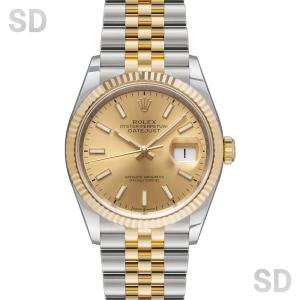 ROLEX ロレックス デイトジャスト36 126233 シャンパン メンズ 【中古】