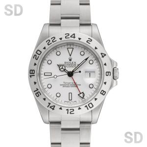 【無金利60回ローン】ROLEX ロレックス エクスプローラーII × ティファニー 16570 ホワイト/ティファニー メンズ 【中古】