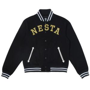 NESTA BRAND（ネスタブランド） ライオン刺繍ジャケット/RED×BLACK 