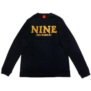 NINE RULAZ（ナインルーラーズ）長袖Tシャツ WAX Logo L/S Tee/ BLACK｜sativa420
