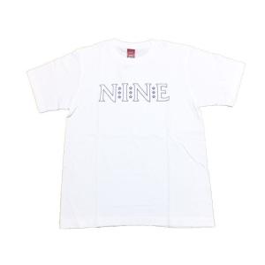 NINE RULAZ LINE（ナインルーラーズ）Tシャツ Chain Stich Logo Tee / WHITE ホワイト｜sativa420