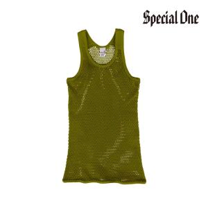 新品　SPECIAL1 網シャツ　オリーブLサイズ　スペシャルワン　アミシャツ SMILELAND 大きいサイズ レディース トップス 水陸両用オーバー