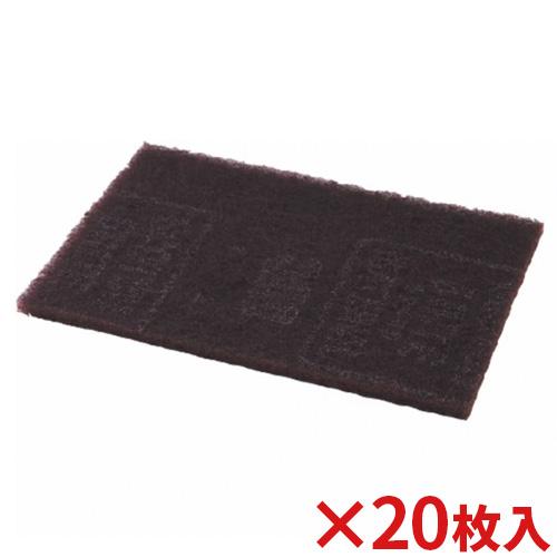 ３Ｍ　スコッチ・ブライト ハンドパッド業務用 No.7447　茶　20枚セット