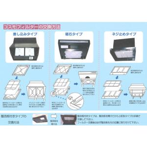 東洋機械 コスモフィルター レンジフード用 縦...の詳細画像1