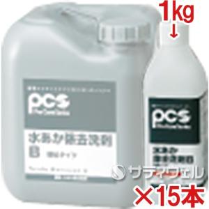 (医薬用外毒物)日本ケミカル工業　水あか除去洗剤　B　(増粘タイプ)　1kg　15本セット(送料無料)｜satiwel-y