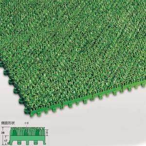 テラモト ハードターフ 緑 300×300mm ...の商品画像