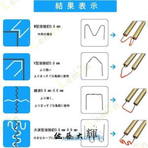 ホッチキス溶接機 バンパー補修用プラスチック溶...の詳細画像3