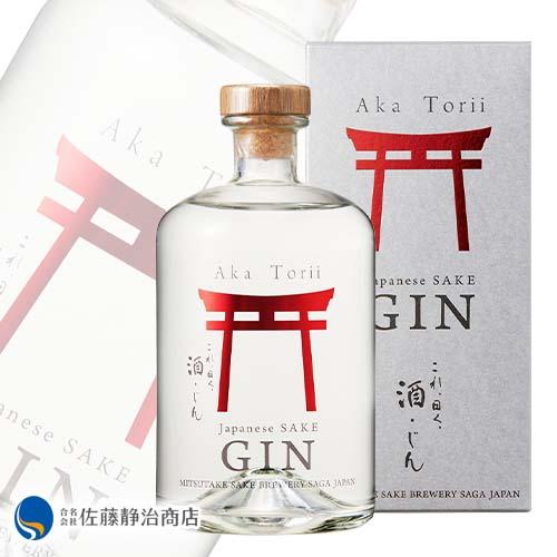 お酒 御歳暮 ギフト｜大吟醸をベースにしたクラフトジン 光武 赤鳥居 酒・じん 45度 700ml