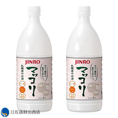 [お酒 ギフト プレゼント] マッコリ ジンロ（JINRO）マッコリ 1000ml×2