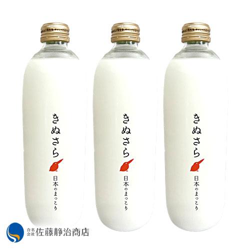 お酒 プレゼント ギフト｜マッコリ 日本のまっこり きぬさら 500ml×3（クール便推奨）