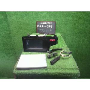 フィット DAA-GP5　純正 カーナビゲーション  ミツビシNR-222JH　カーナビ　取扱説明書付　自社品番240789｜sato-shokai