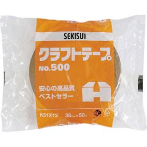セキスイ クラフトテープ 38mm×50m　1巻