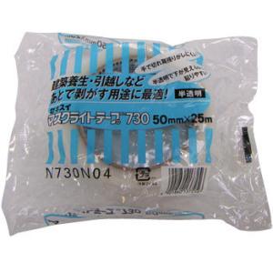 養生テープ　マスクライトテープ　＃730　50mmX25ｍ　半透明　1巻