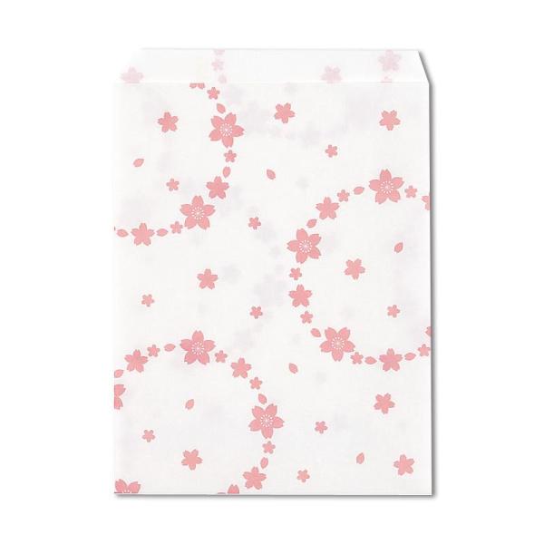 紙袋　柄小袋　Ｒタイプ　Ｒ−７０　舞桜　２００枚