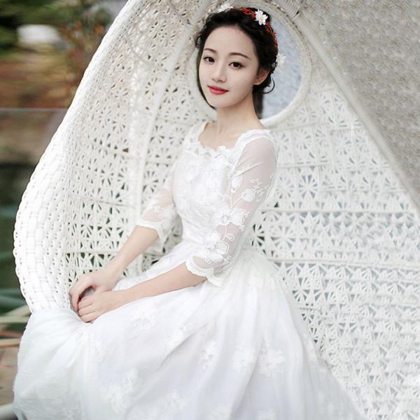 ウェディングドレス ウェディングドレス カラー 花嫁二次会 ドレス 二次会 ドレス 結婚式 花嫁ドレ...