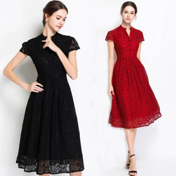 ワンピースドレス 結婚式 二次会 入園式 卒業式 大人 上品 パーティードレス ドレス フォーマル ...