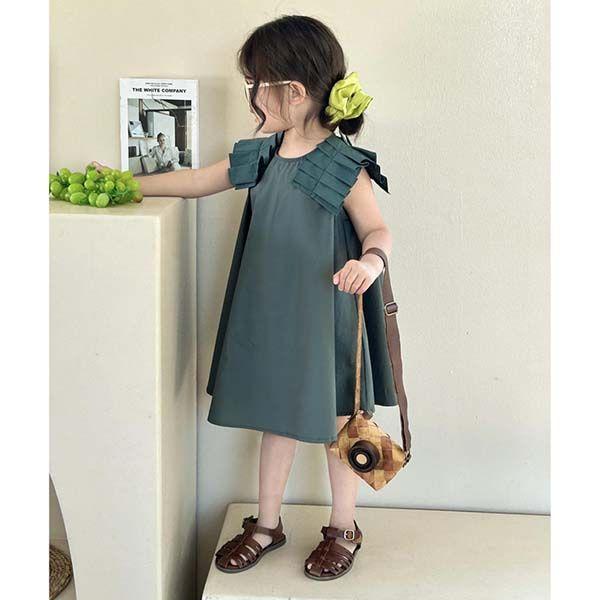 ワンピース 女の子 子供服 ノースリーブ キッズ 韓国子ども服 春 夏 おしゃれ ベビー服 ジュニア...