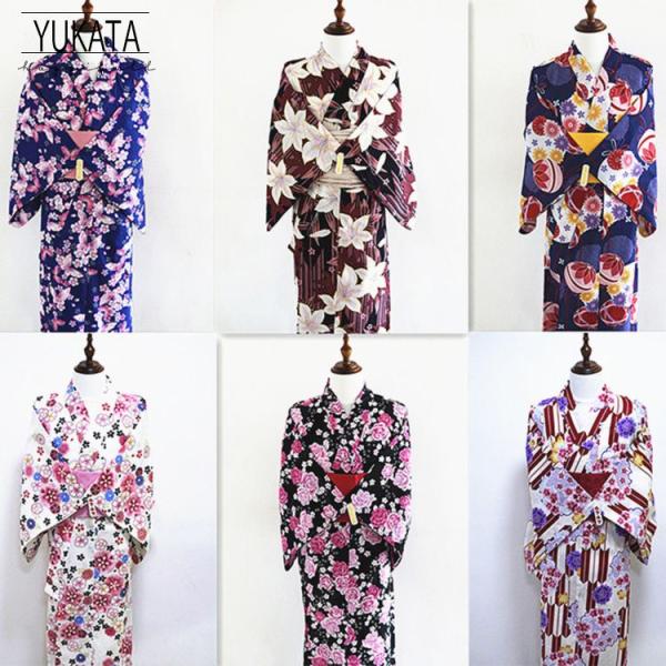 7タイプ選べる 綿 浴衣 ワンピース 大人 レディース 152 155 160 165 170 17...