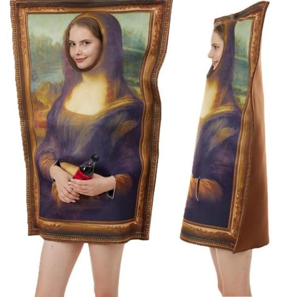 ハロウィーン衣装 Halloween変装 コスチューム 変装 肖像画 ハロウイン 仮装 モナリザの微...