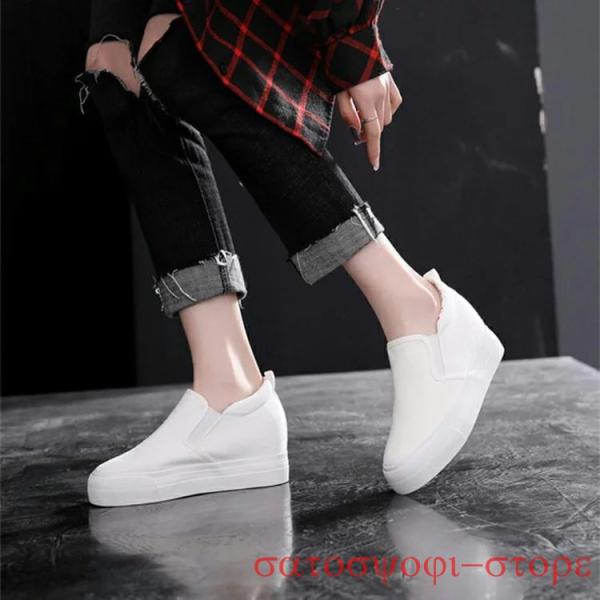 スニーカー女性 レディース 運動靴 大人 シューズ スポーツ インヒール 厚底 ブーツ 厚底スニーカ...