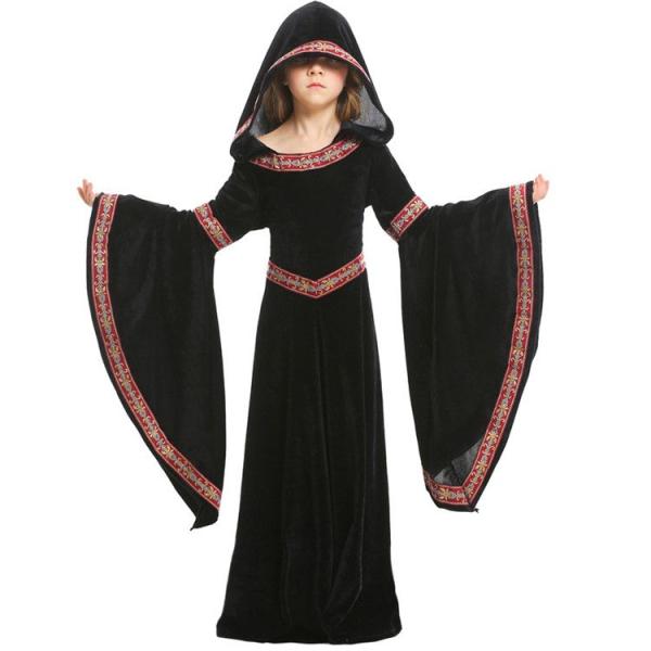 ハロウィン衣装 ワンピース ハロウィン 衣装 子供用 ヨーロッパ中世 魔女 宮廷 女の子 コスプレ ...