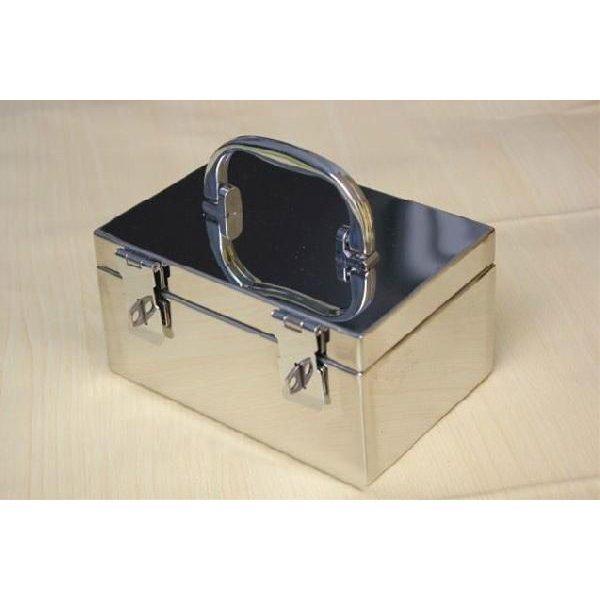 送料無料 金庫 手提げ 南京錠式(13062521)