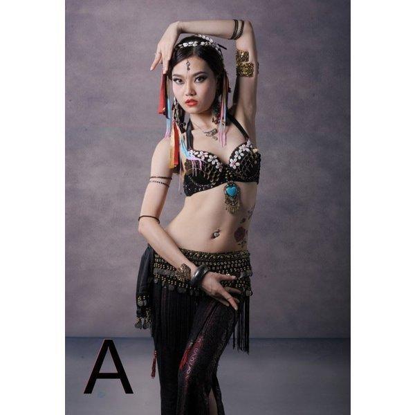 送料無料 ヒップスカーフ 3点セット タッセル(16041106)