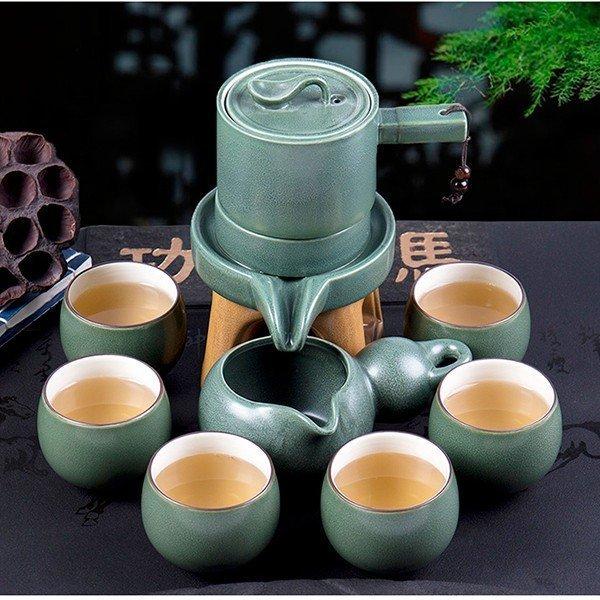 特価 送料無料 茶器セット ティーセット 湯のみ六つ 茶壺 茶道具 茶道 お茶 陶芸 プレゼント 家...