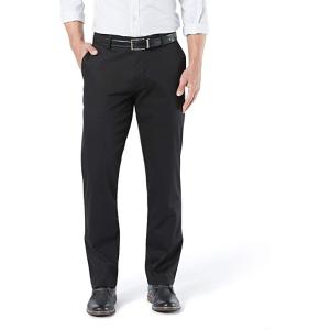 メンズ ストレートフィット シグネチャー ラックス コットン ストレッチ カーキ パンツ(s2107...