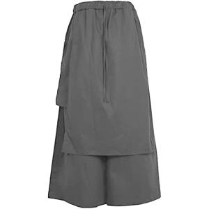 特価 ライフパレット 袴 パンツ サルエルパンツ メンズ ゆったり アラジンパンツ アジアン ダンス ヨガ ブラック 黒 (s2107243072)