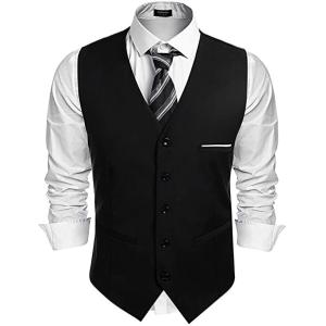 メンズ ベスト ジレフォーマル カジュアル 結婚式 ベスト スーツ 仕立て 紳士 Vネック 3色選択...