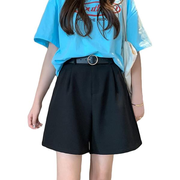 ショートパンツ 短パン 夏 レディース おしゃれ ショーツ ストレート ボトムス ワイド スーツ シ...