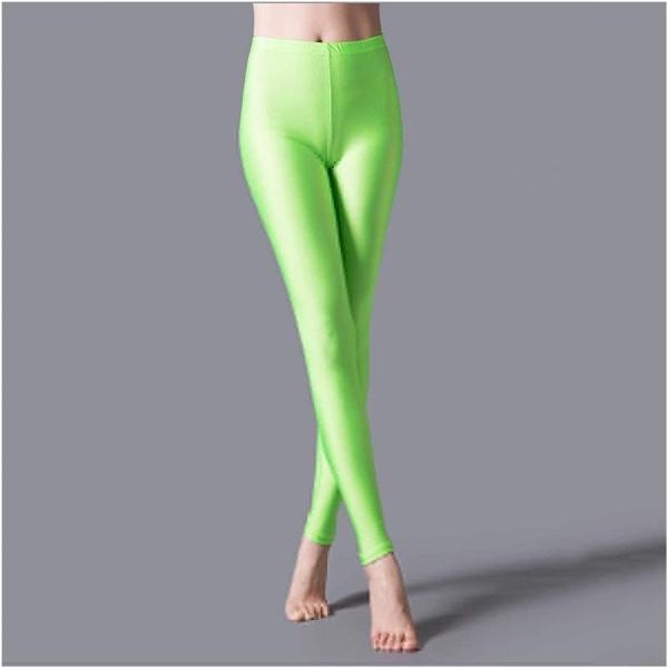 女性のプラスサイズのパンツネオンキャンディカラーワークアウトレギンスハイストレッチカジュアルJegg...
