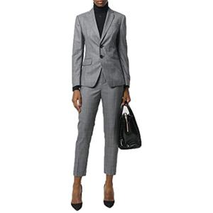 レディース スーツ パンツ 2点セット 格子柄 ストレッチ フォーマル 面接 大きいサイズ(sd00...