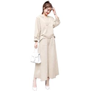 パンツドレス セットアップ セレモニースーツ 卒業式 スーツ ガウチョ ワイドパンツ ベージュ ブラ...