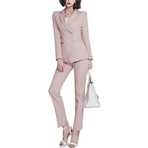 レディース スーツ パンツ ２点セットアップ フォーマル ビジネス 結婚式 大きいサイズ おしゃれ(...