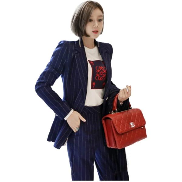 レディーススーツ スーツパンツ 上下 セットアップ スーツセット ビジネススーツ フォーマル スーツ...