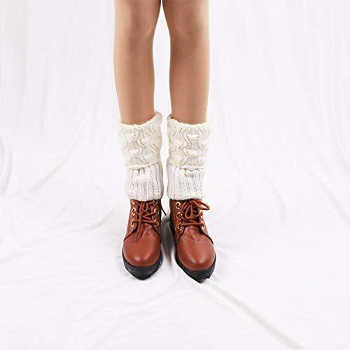 女性のかぎ針編みのブーツカフスニットトッパーブーツ靴下冬のレッグウォーマー(sd06923)