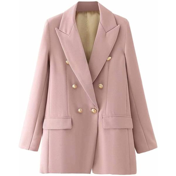 Ladies' New Spring And Autumn Casual Solid Color D...