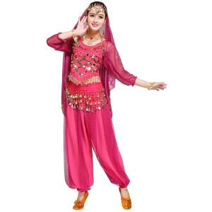 レディース プロフェッショナル ベリーダンス コスチューム Bollywood インド人 アラビア人...