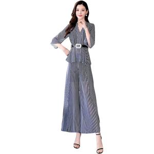 ワイドパンツスーツ セットアップ レディース 春秋冬 通勤 ビジネス ワイド パンツスーツ レディー...