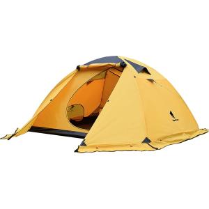 GEERTOP テント 4人用 キャンプテント 前室付き ツーリングテント 4シーズン 二重層構造 ...